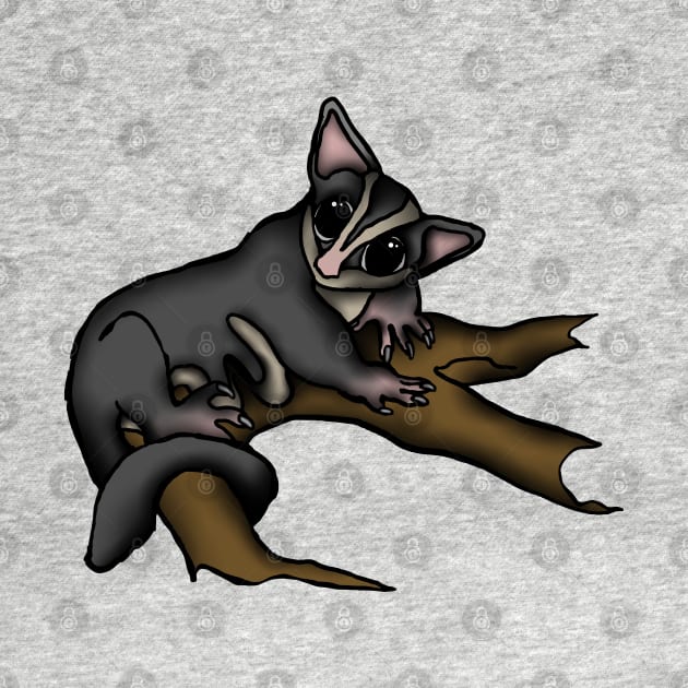 Climbing Sugar Glider by Zodiart